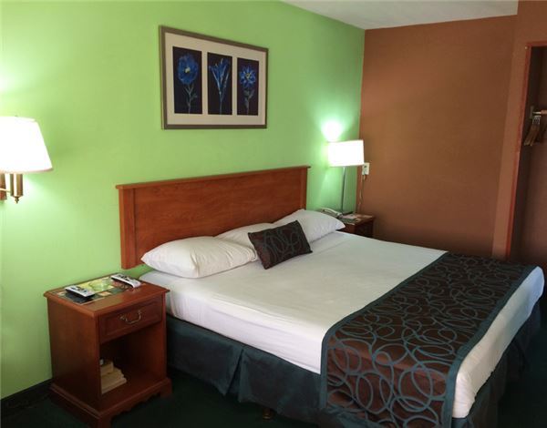 King Room with Jacuzzi at Palms Motel King Room with Jacuzzi at Palms Motel
